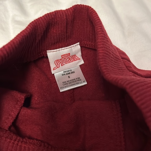 Marvel spidey red sweatpants - Picture 3 of 4